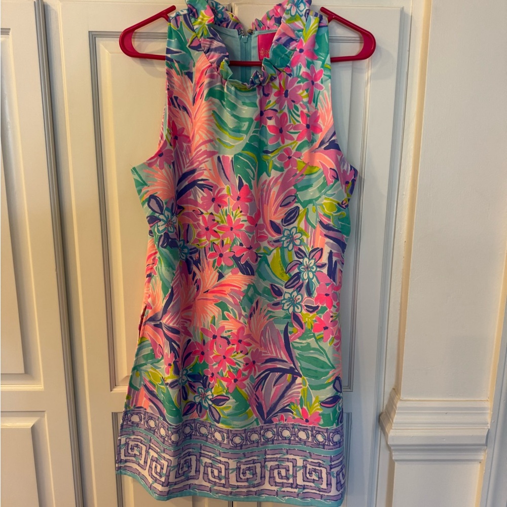 Lilly Pulitzer Pink Floral Print Garment